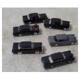 6 Mercedes Small Plastic Cars - Wiking Etc.