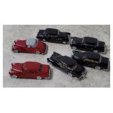 6 Small Plastic Model Cars - Wiking Etc.