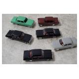 6 Small Plastic Model Cars - Wiking Etc.