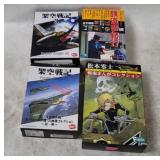 4 Small Japanese Model Kits - Projekt Flieger Etc.