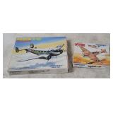 2 Pioneer Model Kits 1/72 - Spitfire, Beech C-45