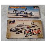 2 Sanwa Model Kits - Me109e, Zero Fighter