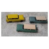 3 Lesney Diecast Ford Station Wagons