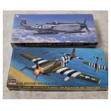 2 Hasegawa P-51 Mustang Model Kits 1/72