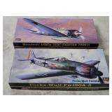 2 Hasegawa Model Kits 1/72 - Zero Fighter, Focke