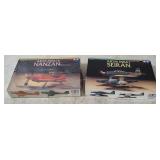 2 Tamiya Model Kits 1/72 - Seiran, Nanzan