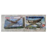 2 Airfix Spitfire Mk1 Model Kits 1/72
