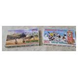 2 Sweet Model Kits 1/144 - Zero Fighter, Bf 109