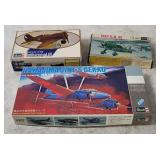 3 Revell Model Kits 1/72 - Polikarpov, Nakajima