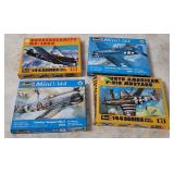 4 Revell Model Kits 1/144 - Mustang, Grumman