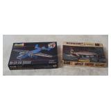 2 Revell Model Kits - B-25 Mitchell, Me 262a