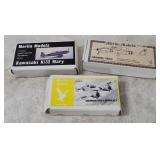 3 Merlin Model Kits 1/72 - Heinkel, Grumman