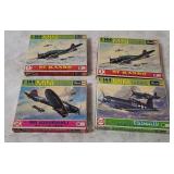 4 Revell Model Kits 1/144 - Kanko, Corsair