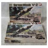 2 Eidai German Missile V-2 Model Kits 1/76