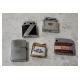 Vtg Refillable Lighters - Colvair, Crown Etc.