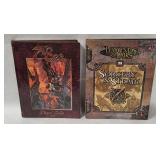 2 Rpg Books - Legends & Lairs Sorcery, 7th Sea