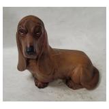 Ceramic Basset Hound Figurine