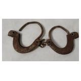 Vtg Metal Toy Handcuffs