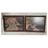 2 Framed Aerial View Excavation Quarry Photos