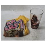 Star Wars Kids Shirt & Darth Vader Glass