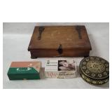 Assorted Sewing Supplies, Buttons Etc.