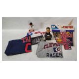 Mlb Indians Shirts, Diecast Truck, Pennant Etc.