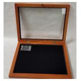 Glass Top Wooden Display Case