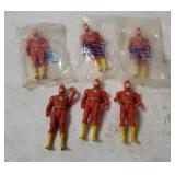 6 Flash Gordon Action Figures
