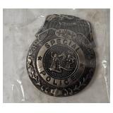 Vtg Special Police Toy Badge