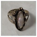 Sterling Ring W/ Stone Size 3