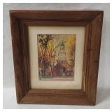 Framed Independence Hall Artwork