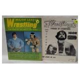 2 Vtg Wrestling Programs 1980's