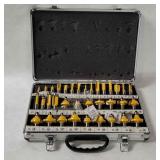 Carbide Router Bit Tool Set In Case