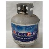 Empty Amerigas15lb Propane Tank