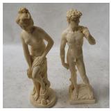 Venus & David 11' Italian Sculptures