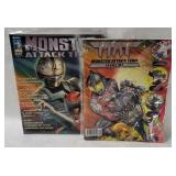 2 Monster Attack Magazines #8 & 10