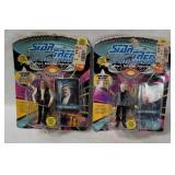 2 Star Trek Next Gen Figures - Capt. Scott, Mc Coy