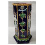 Majolica Jardiniere Ceramic Umbrella Stand