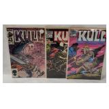 3 Kull The Conqueror Comics #1, 2 & 10