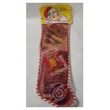 Vtg Christmas Stocking Pre-filled W/ Toys
