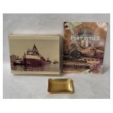 Sylvania Ship Photo, Port Of N Y Dish Etc.