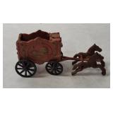 Cast Iron Horse Drawn Circus Wagon