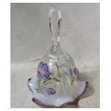 Fenton Hand Painted Bell Signed Lupardus