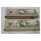 2 Frost Cutlery Whitetail Pocket Knives