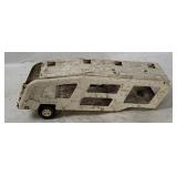 Vtg Tonka Steel Auto Transport Trailer