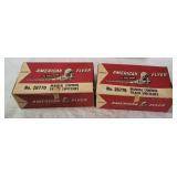 2 Vtg A C Gilbert American Flyer Track Switches