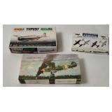 3 Model Plane Kits - Nakajima, Samurai, Avia