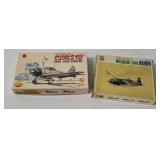2 Model Plane Kits - Raiden, Zero Fighter