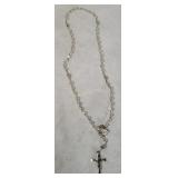 Sterling Rosary Necklace