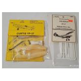 2 Model Plane Kits - Curtis Yp-37, Stearman Pt-17